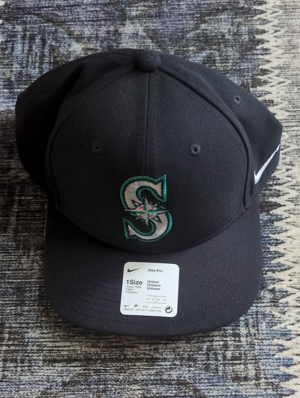 Seattle Mariners Nike S Logo Baseball Cap